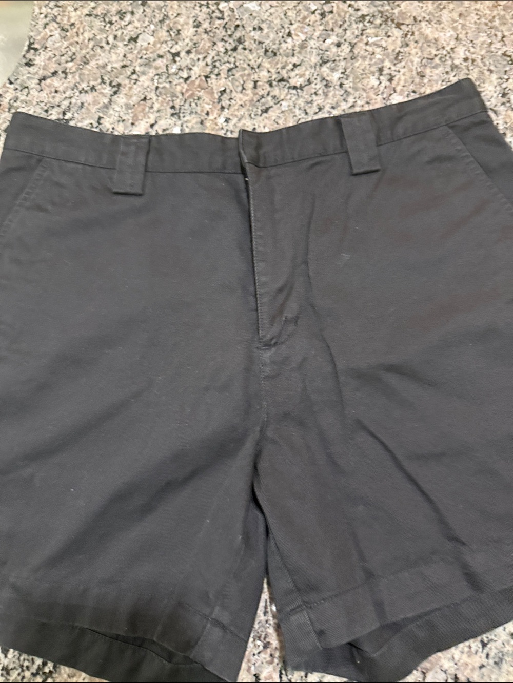 Calvin Klein Jeans Black Flat-Front Women's Shorts